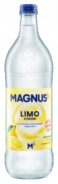 MAGNUS Zitrone 0,7L GLAS-MEHRWEGFLASCHE