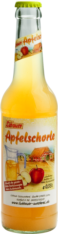 Lütauer Apfelschorle 0,33ltr